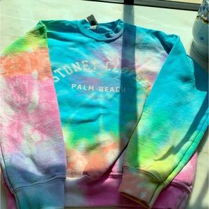 Stoney Clover Palm Beach Tie-Die Sweatshirt! (YL)
